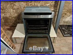 Neff Multifunction Electric Single Oven, Grill Built In Under Stainless Steel