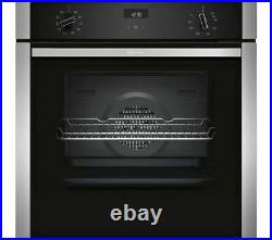 Neff N50 B3ACE4HN0B Single Built In Electric Oven, Stainless Steel