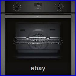 Neff N50 Slide and Hide Electric Single Oven Graphite B3ACE4HG0B