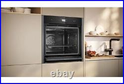 Neff N90 Slide and Hide B64VS71G0B Built-In Electric Single Oven with Steam F