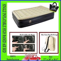 New High Raised Relax Inflatable Air Bed Mattress With Built In Electric Pump