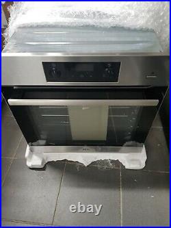 New Unboxe AEG BES355010M Built In Electric Single Oven Steambake Stainless Stee