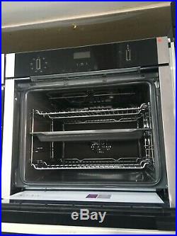 New Unboxed Neff B4ACF1AN0B Slide and Hide Built-In Single Oven Stainless Steel