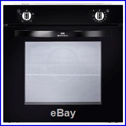 New World NW602V A Rated 73 Litres Built in Single Electric Oven in Black