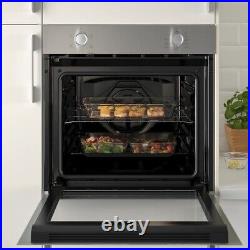 Oven Culina UB70NMFBK Single Built-In Electric Oven Black & Stainless Steel