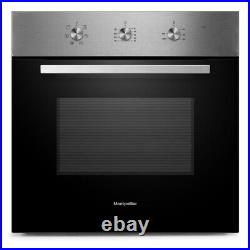 Oven Montpellier SBFO65X Built-In Electric Single Oven Stainless Steel & Black