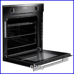 Rangemaster RMB6010BL/SS Black and Stainless Steel Built-In Electric Single Oven