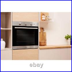 Refurbished Indesit IFW6330IX 60cm Single Built In Electric Oven St A1/IFW6330IX