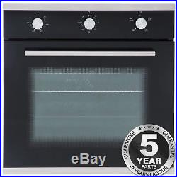SIA SO101 60cm Built In Multi Function Single Electric True Fan Oven A Rated