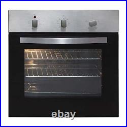 Single Electric Fan Oven In Stainless Steel 60cm Built-In/Under UB01SO Baking