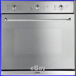 Smeg SE335SS-5 Built In 60cm A Electric Single Oven Silver Glass with Warranty