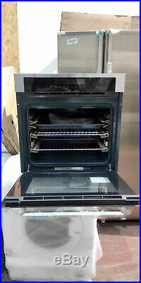 Stoves SEB602TCC A Rated Built In Electric Single Oven, Black / Silver