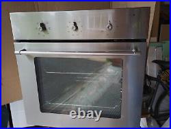 Whirlpool IKEA Single Electric Fan Oven with Plug Stainless Steel with Grill