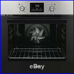 ZOB35471XK 600mm Built-in Single Electric Oven Programmable S/Stel
