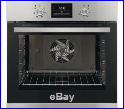 Zanussi ZOA35471XK Built In A Rated 74L Electric Single Oven in Stainless Steel