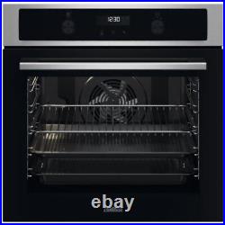 Zanussi ZOHNA7X1 Single Oven Electric Built In in Stainless Steel GRADE A