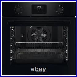 Zanussi ZOHNX3K1 Built In Electric Single Oven, Black DNG C91