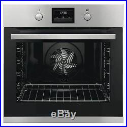 Zanussi ZOP37982XK Built-in Single Pyrolytic Oven in Stainless Steel A Rated
