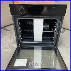 Zanussi ZOPNX6K2 60cm Single Built In Electric Oven Black Pyro Clean HW175995
