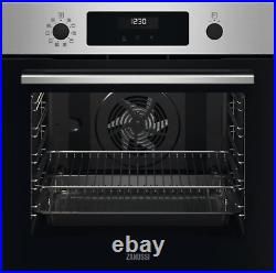 Zanussi ZOPNX6X2 Built In Electric Single Oven with Pyrolytic Cleaning