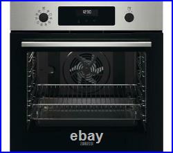 Zanussi ZOPNX6X2 Electric Single Oven Integrated Black/Stainless Steel 72L A+