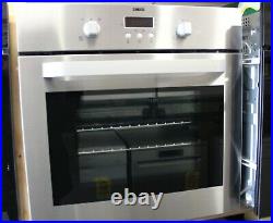 Zanussi ZYB460X Electric Single Oven A rated 56 litres Stainless Steel